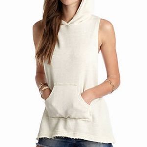 Free People Sleeveless Hoodie